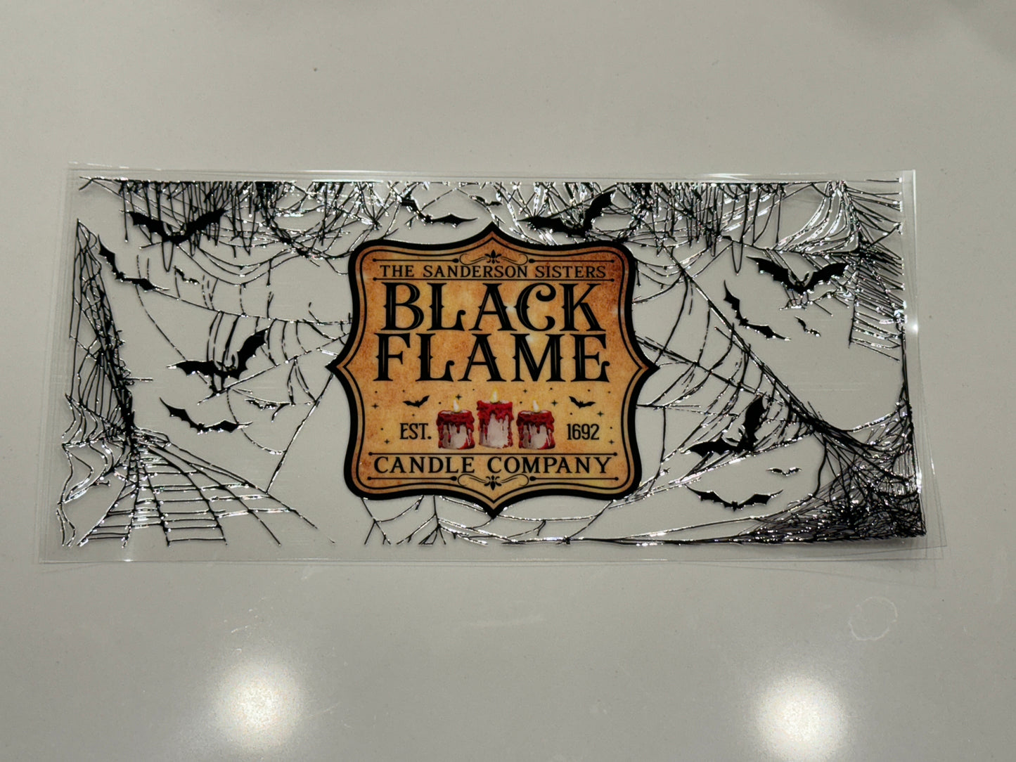 Black Flame Candle