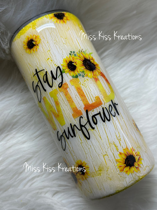 20 ounce thick Sunflower Tumbler