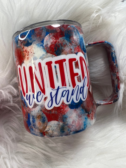 12 ounce camper Patriot Mug