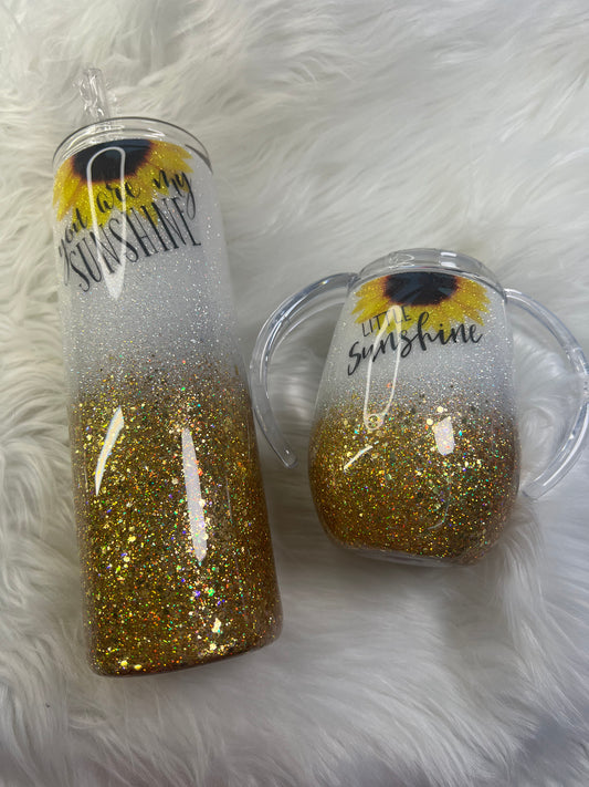 Sunshine Mommy and Me Tumbler Set