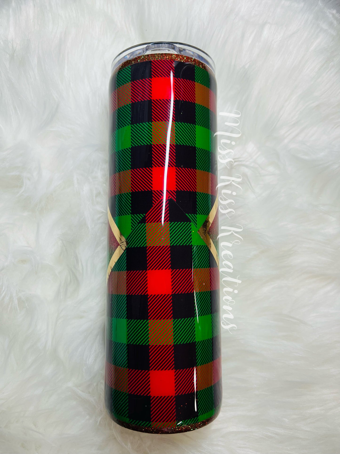 30 ounce skinny Christmas Themed Tumbler