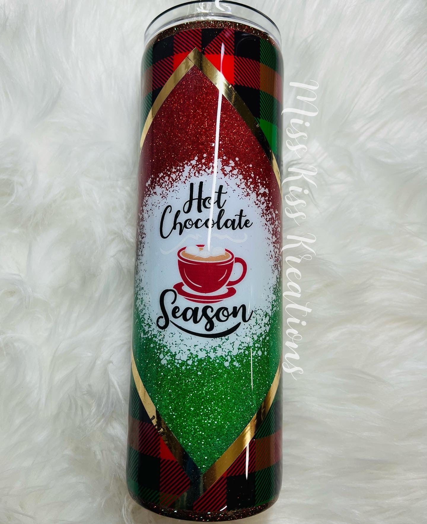 30 ounce skinny Christmas Themed Tumbler