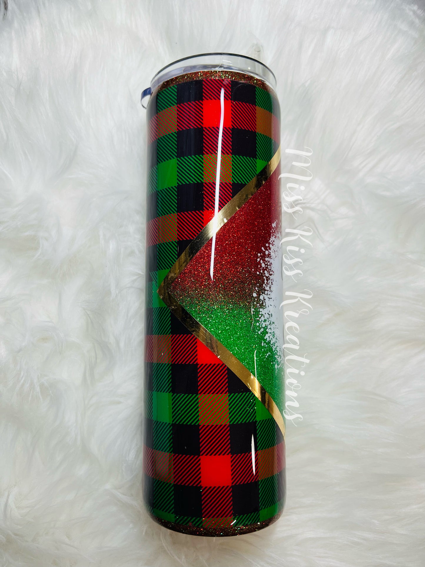 30 ounce skinny Christmas Themed Tumbler